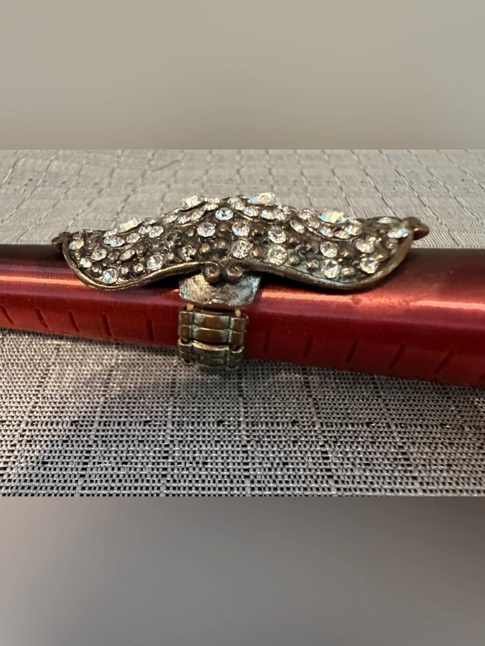 Vintage Rhinestone Embellished Ring